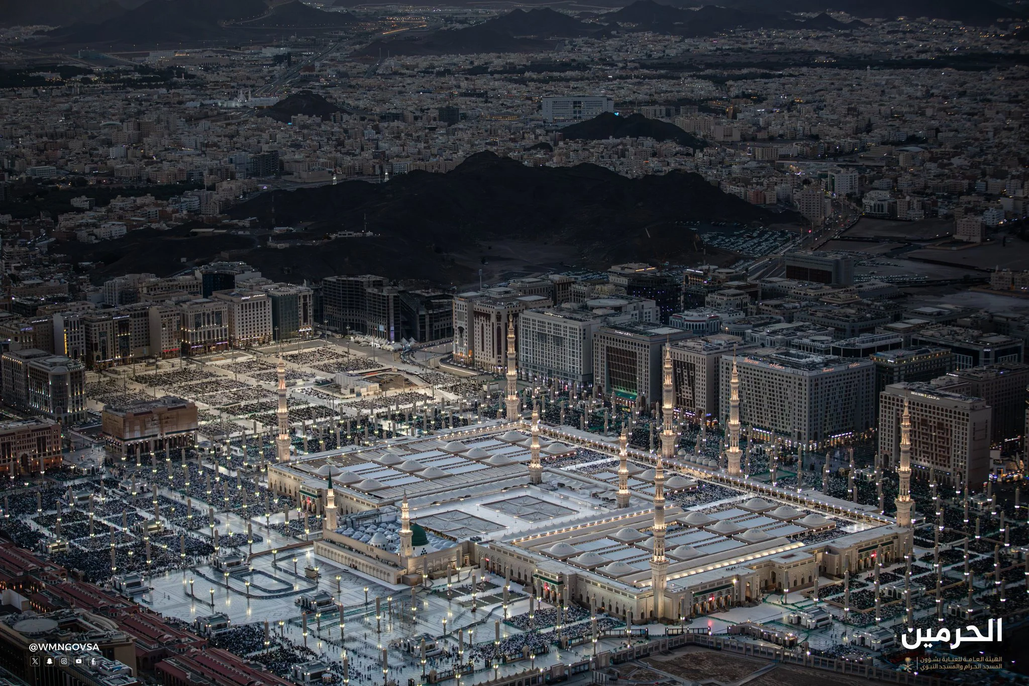 عمارة المسجد النبوي حديثًا
