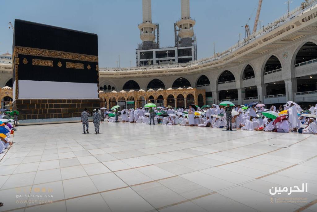 الأرضيات الرخامية للمسجد الحرام 