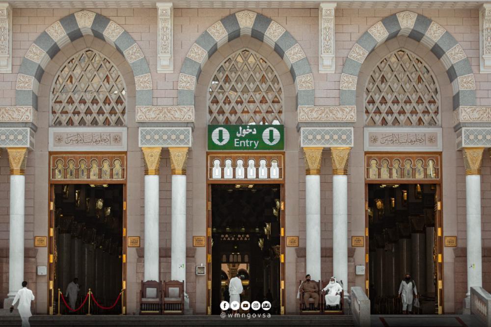أبواب المسجد النبوي 